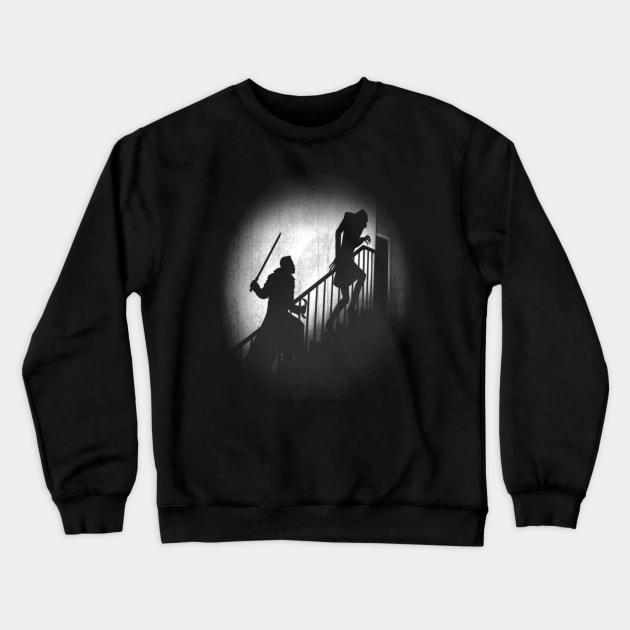 The Daywalker and the Nightstalker Crewneck Sweatshirt by SixEyedMonster